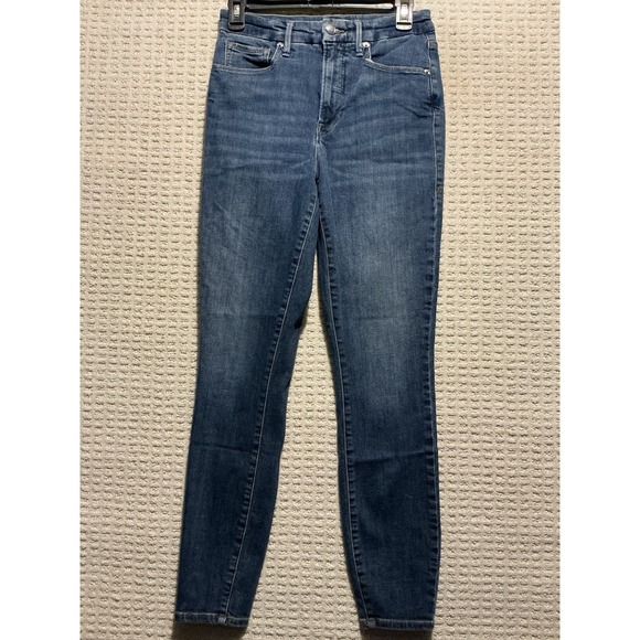 Good American Denim - Good American Good Legs Jeans 6/28 GLRH899VT Blue 265 Stretch